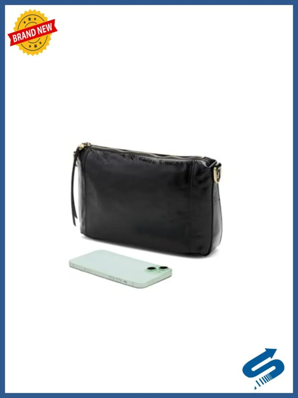 HOBO Darcy Carryall Leather Crossbody Purse Bag